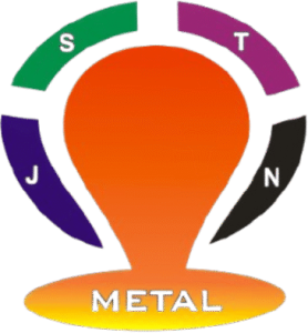 JSTN Metal logo